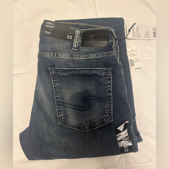 Silver Allan jeans NWT - Picture 1 of 2
